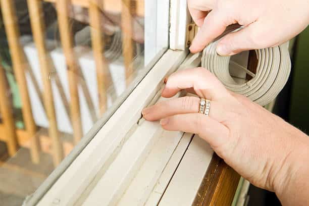 weatherstripping, air sealing, weatherization